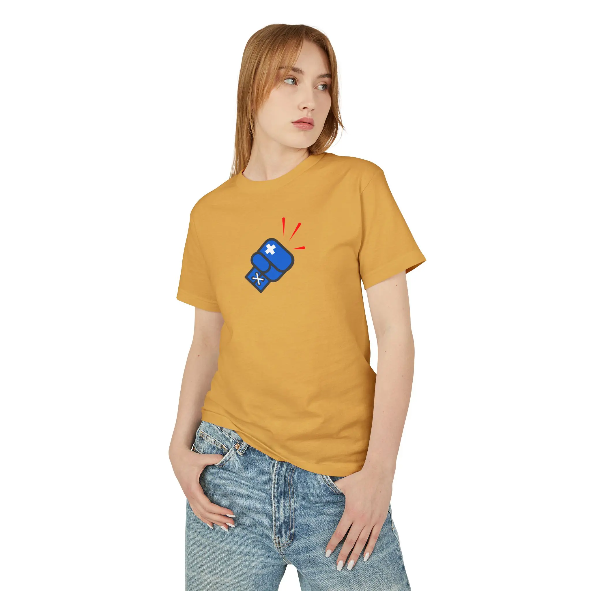"The Punchout" Logo Tee Unisex Garment-Dyed Heavyweight Cotton - Image 9