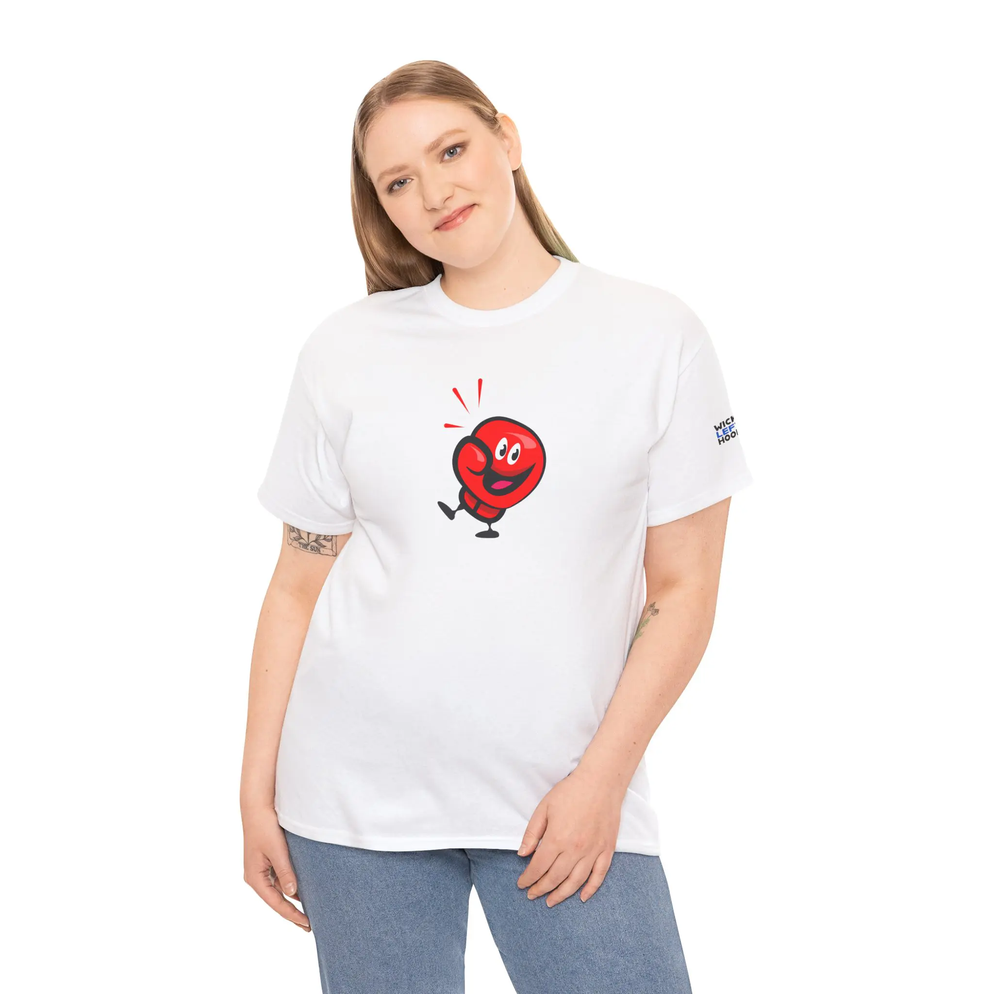 Wicked Left Hook "Punchy" Unisex Heavy Cotton Tee - Image 13