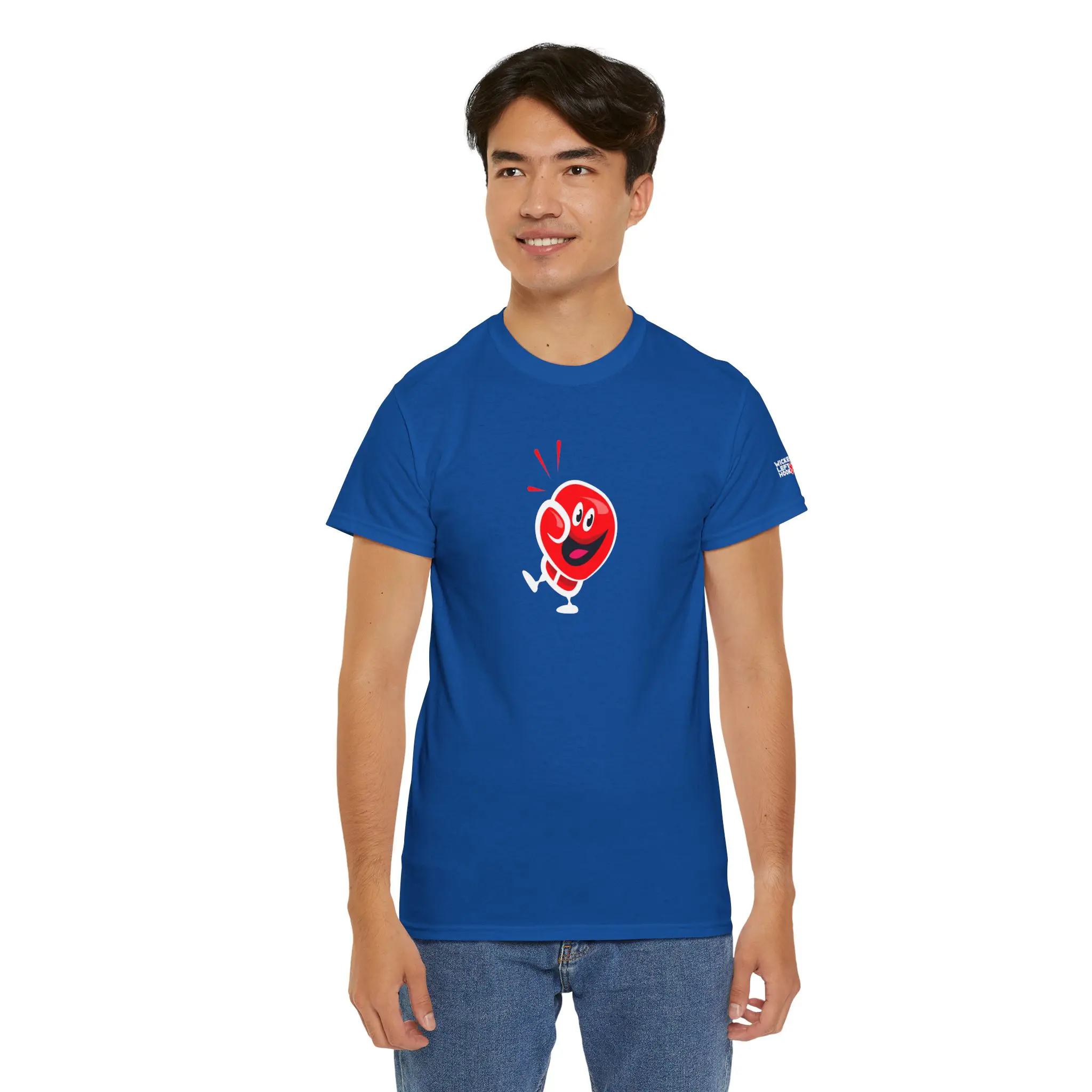 Wicked Left Hook "Punchy" Unisex Heavy Cotton Tee - Image 7