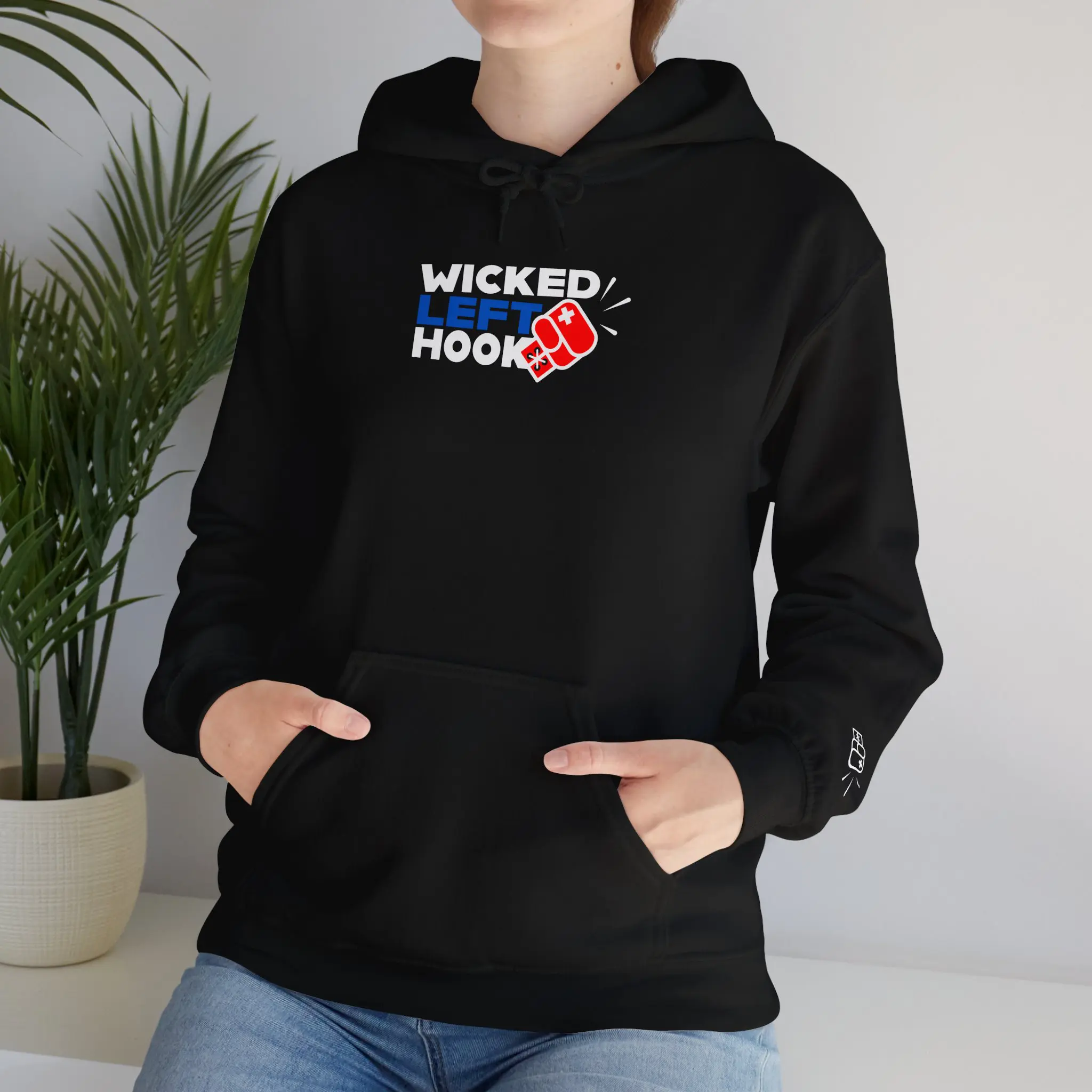 Wicked Left Hook Unisex Heavy Blend™ Hooded Sweatshirt - Image 16