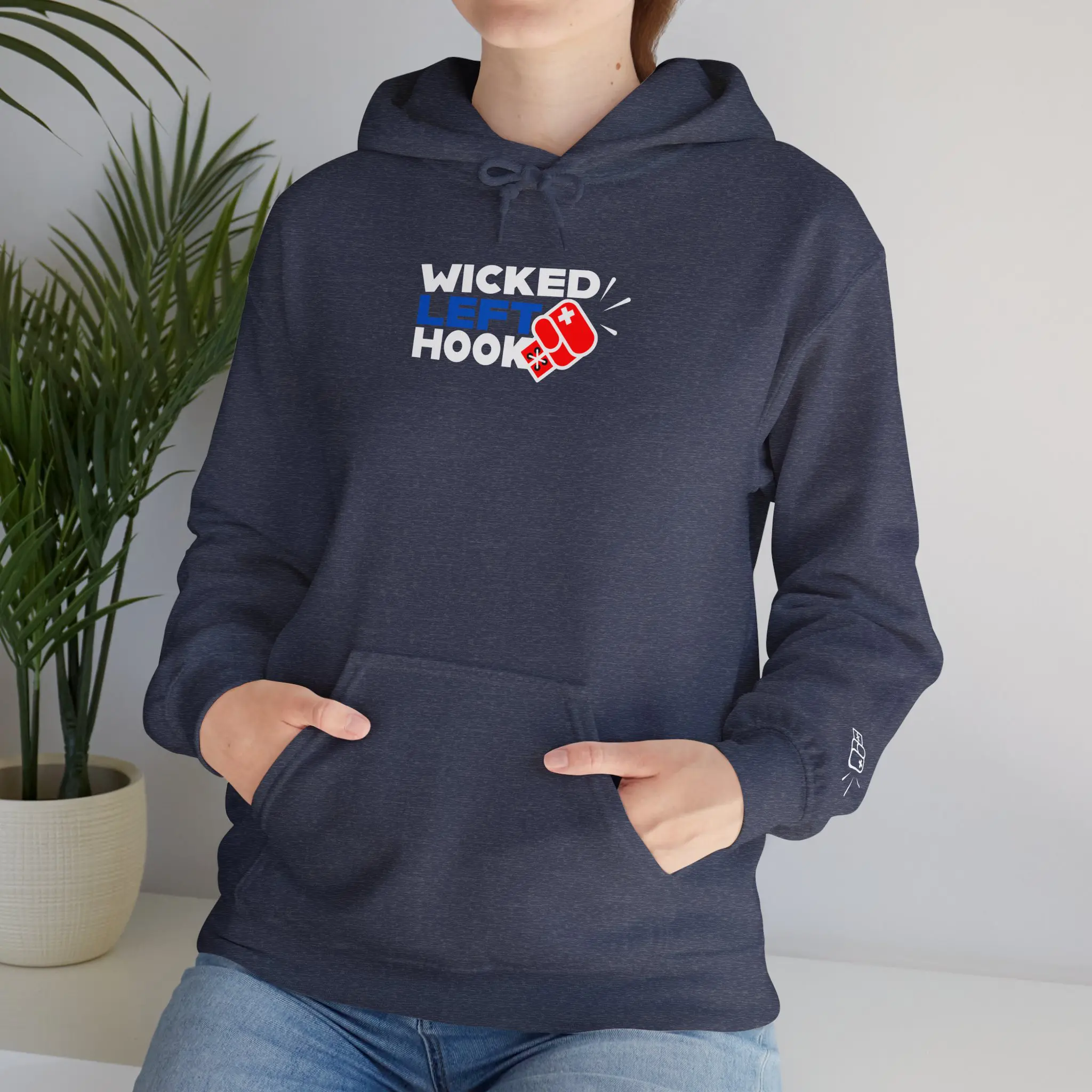 Wicked Left Hook Unisex Heavy Blend™ Hooded Sweatshirt - Image 25
