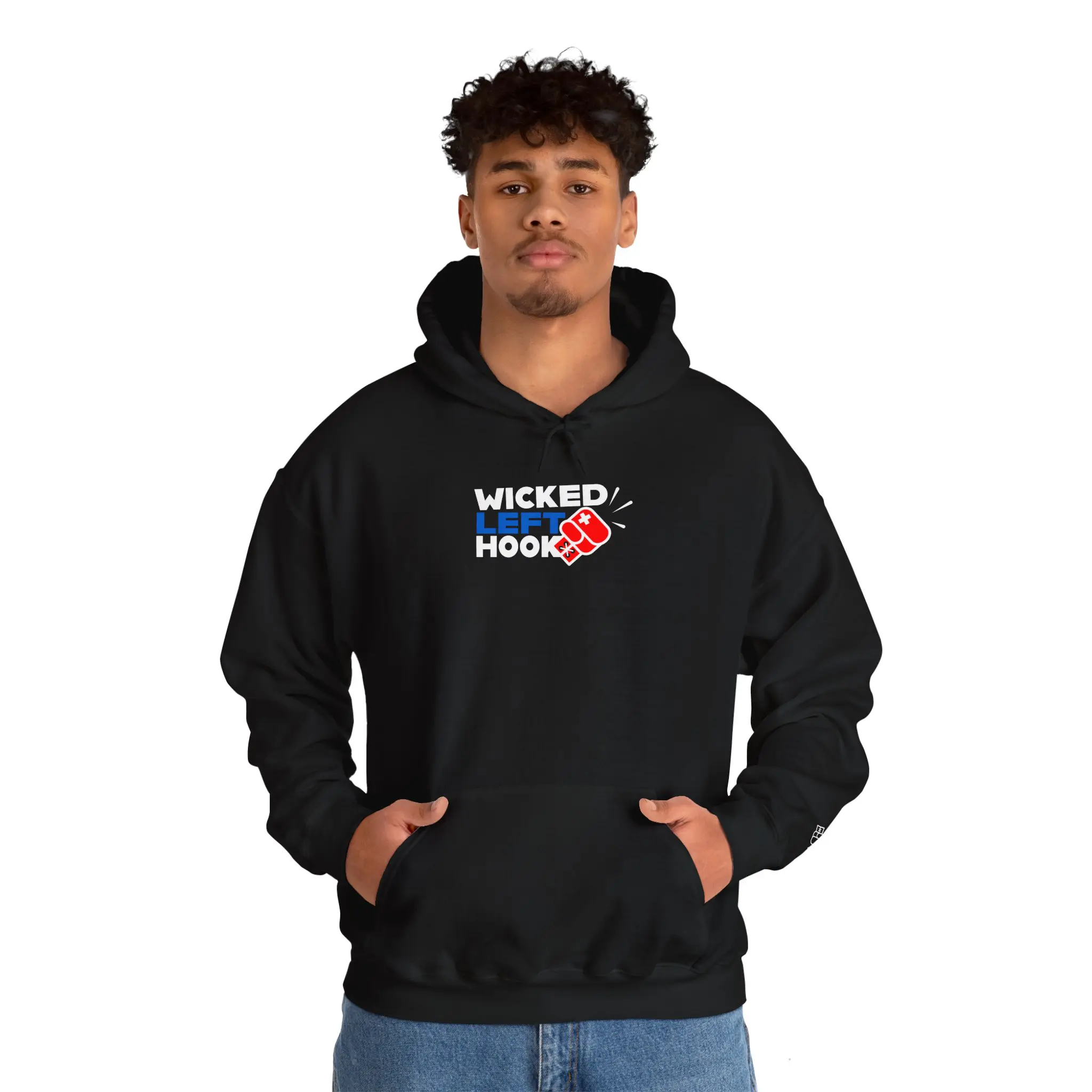 Wicked Left Hook Unisex Heavy Blend™ Hooded Sweatshirt - Image 14