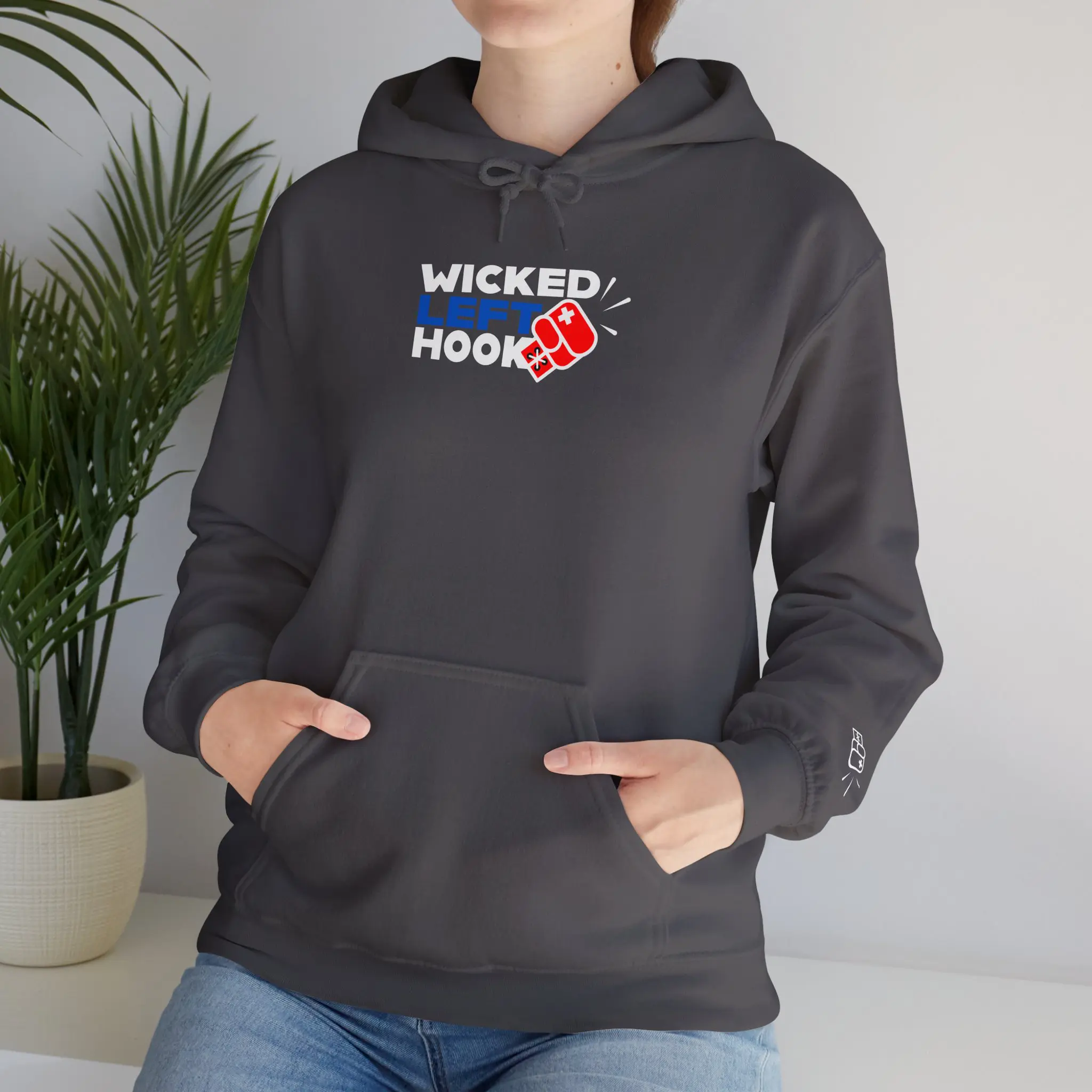 Wicked Left Hook Unisex Heavy Blend™ Hooded Sweatshirt - Image 31