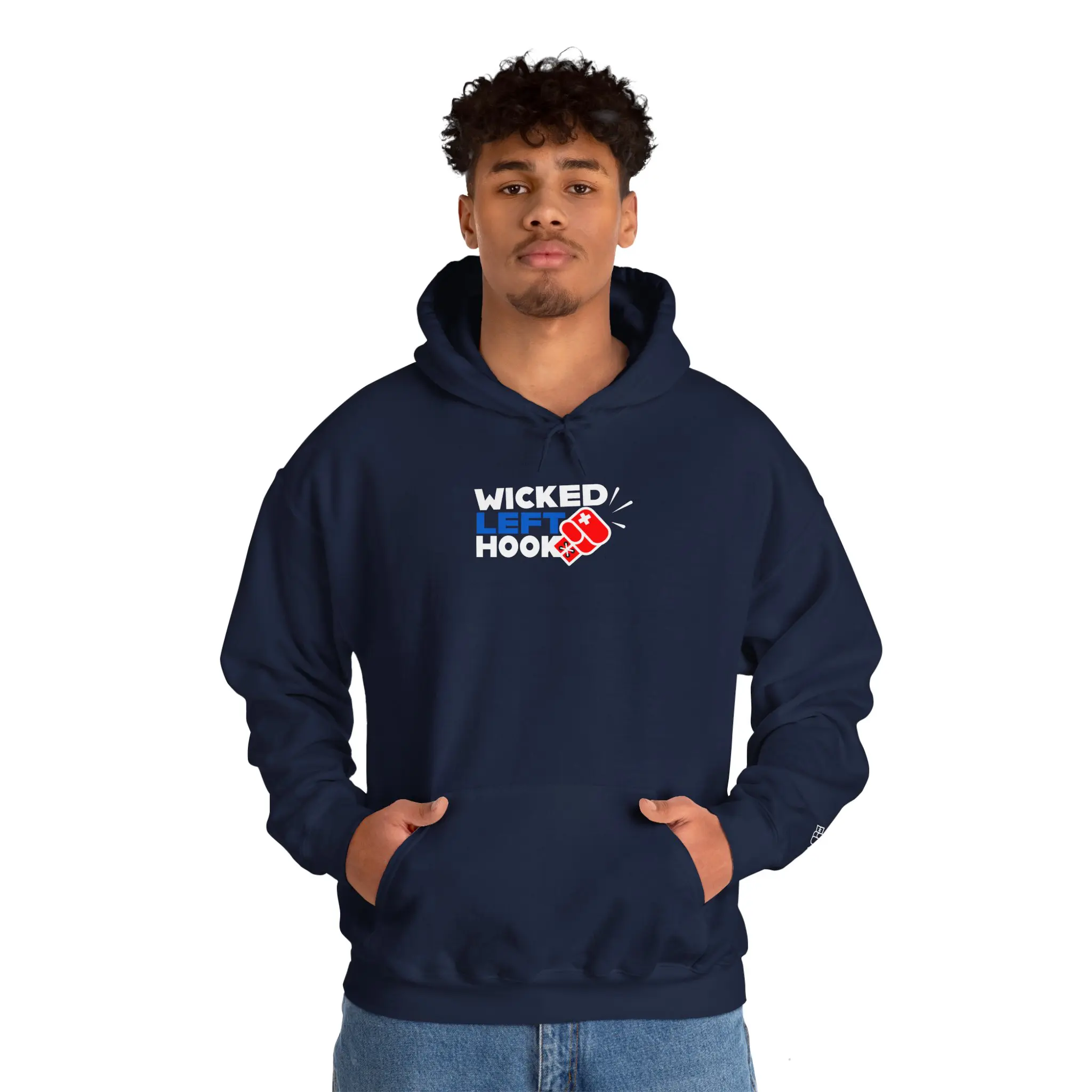 Wicked Left Hook Unisex Heavy Blend™ Hooded Sweatshirt - Image 7