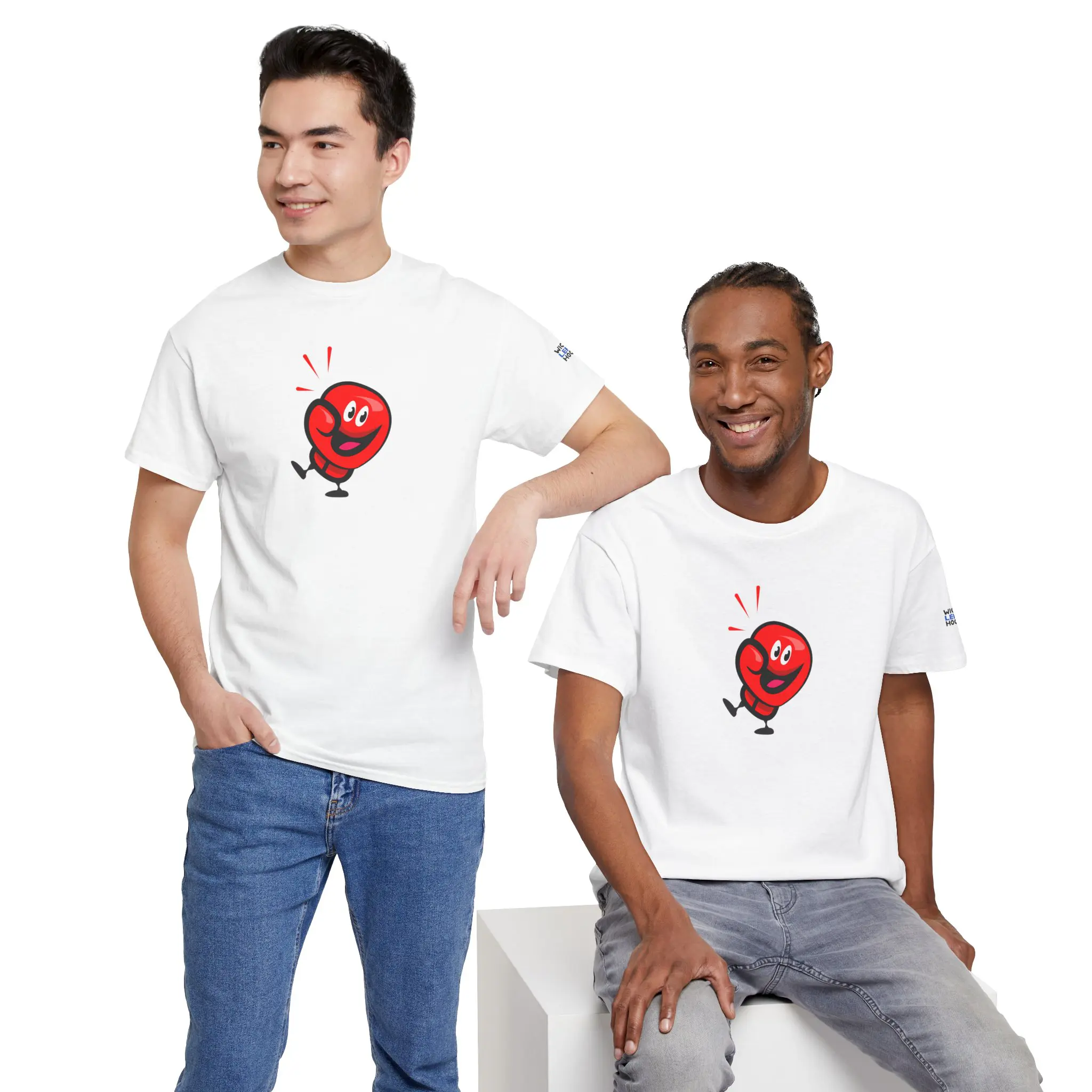 Wicked Left Hook "Punchy" Unisex Heavy Cotton Tee - Image 15