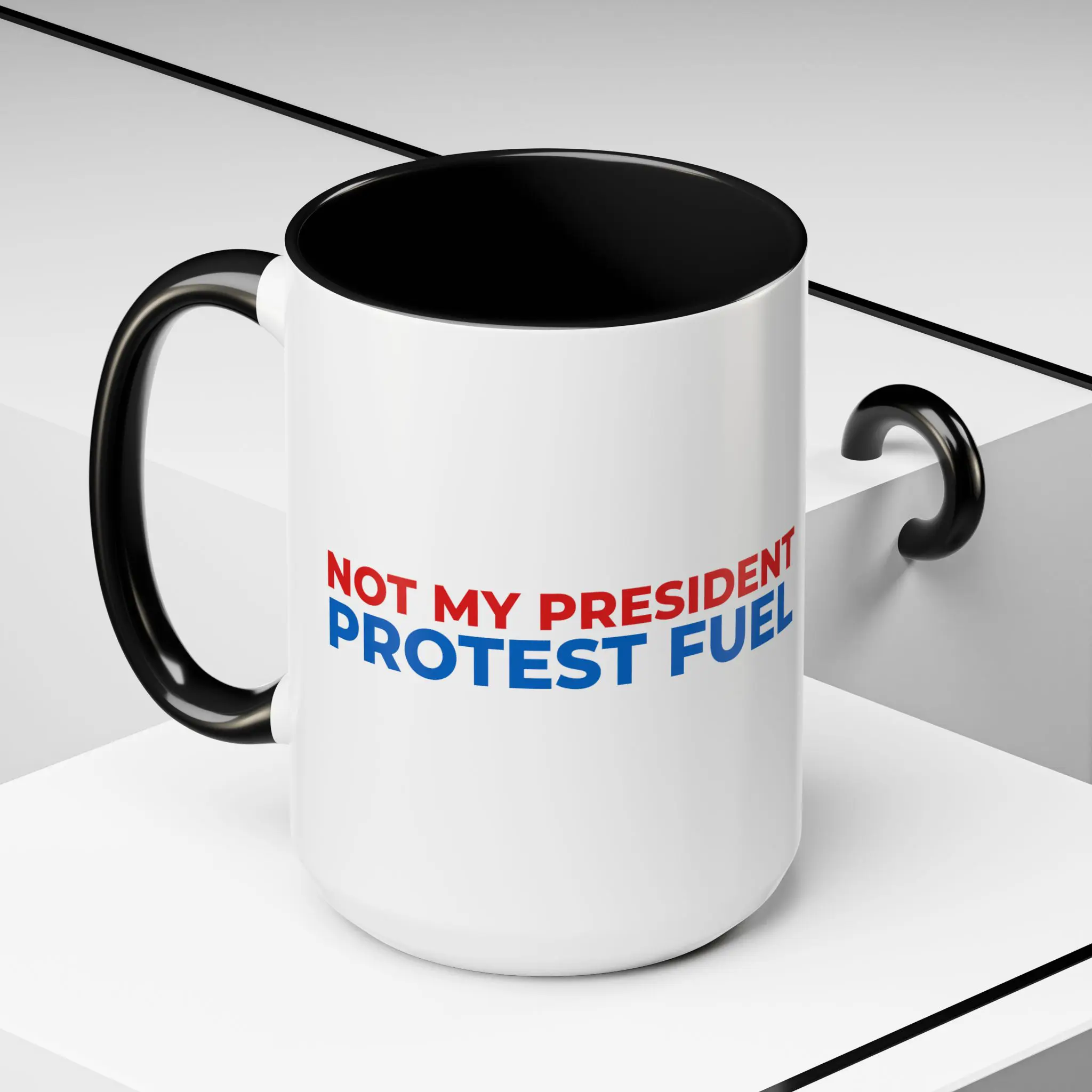 "Protest Fuel" Accent Coffee Mug (11, 15oz) - Image 27