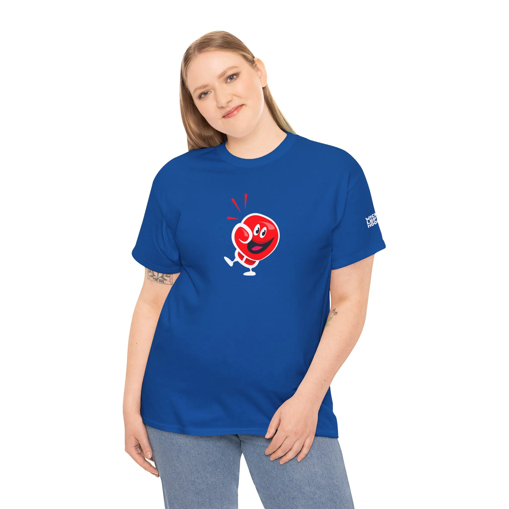 Wicked Left Hook "Punchy" Unisex Heavy Cotton Tee - Image 4