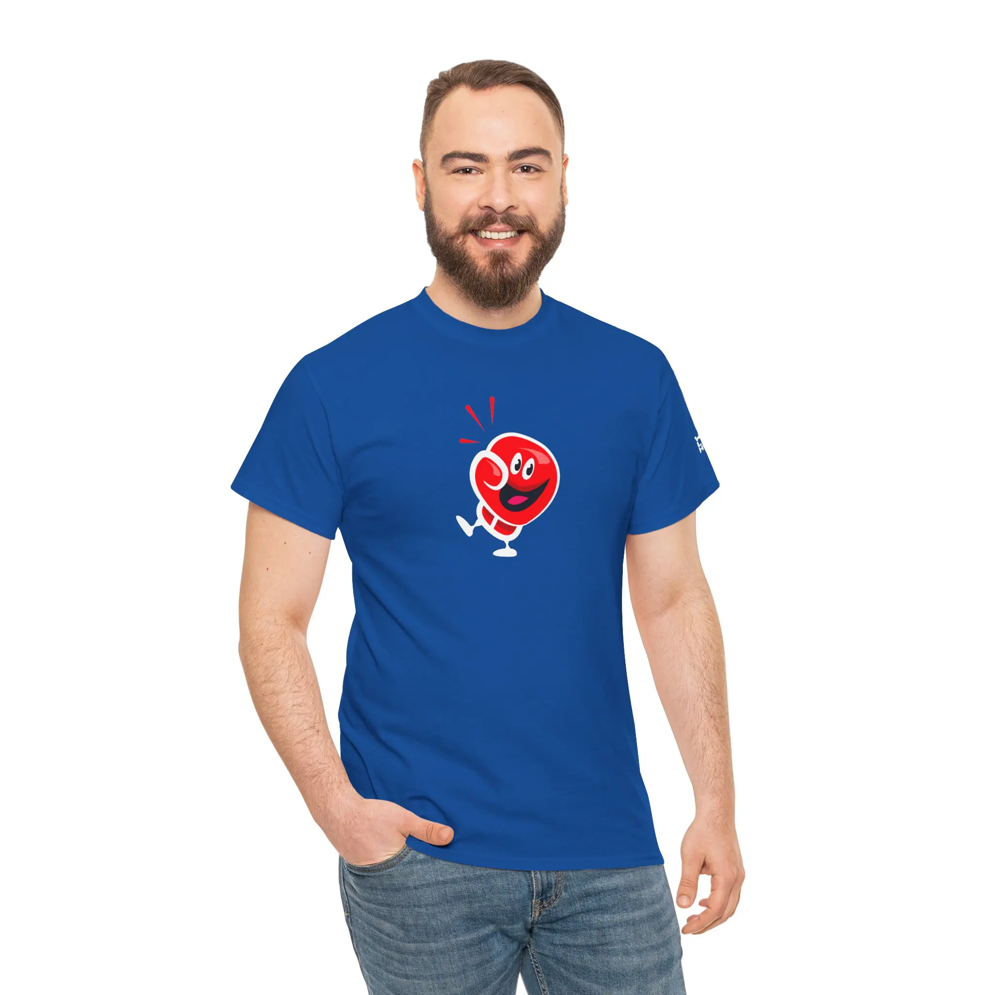 Wicked Left Hook "Punchy" Unisex Heavy Cotton Tee - Image 5