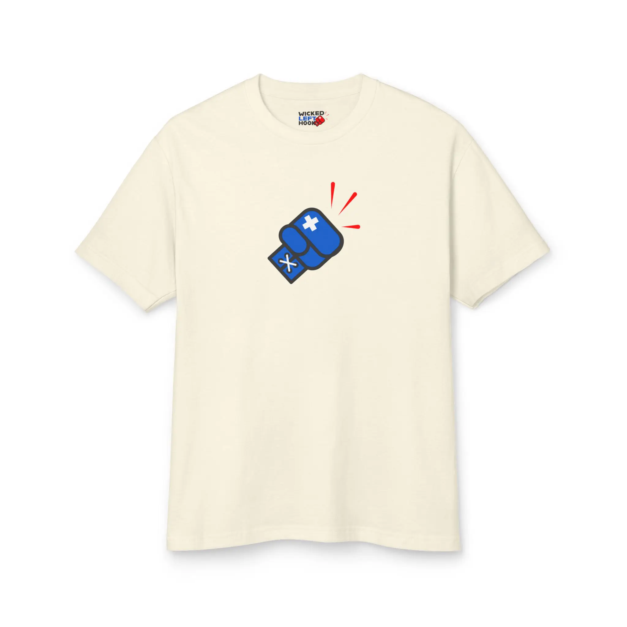 "The Punchout" Logo Tee Unisex Garment-Dyed Heavyweight Cotton - Image 2