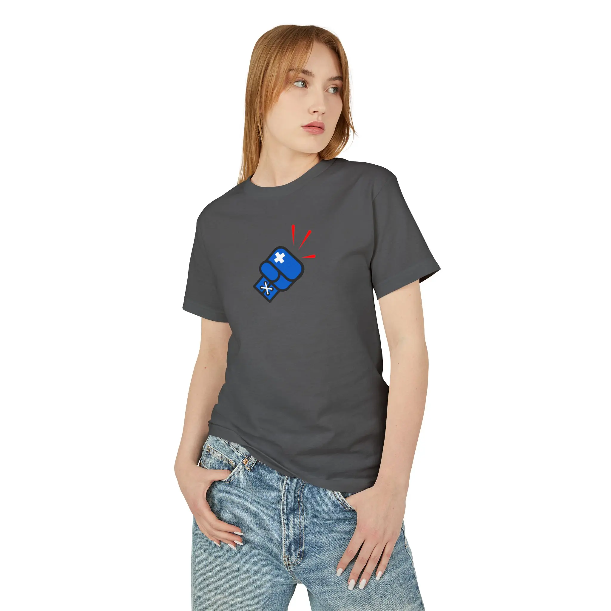 "The Punchout" Logo Tee Unisex Garment-Dyed Heavyweight Cotton - Image 17