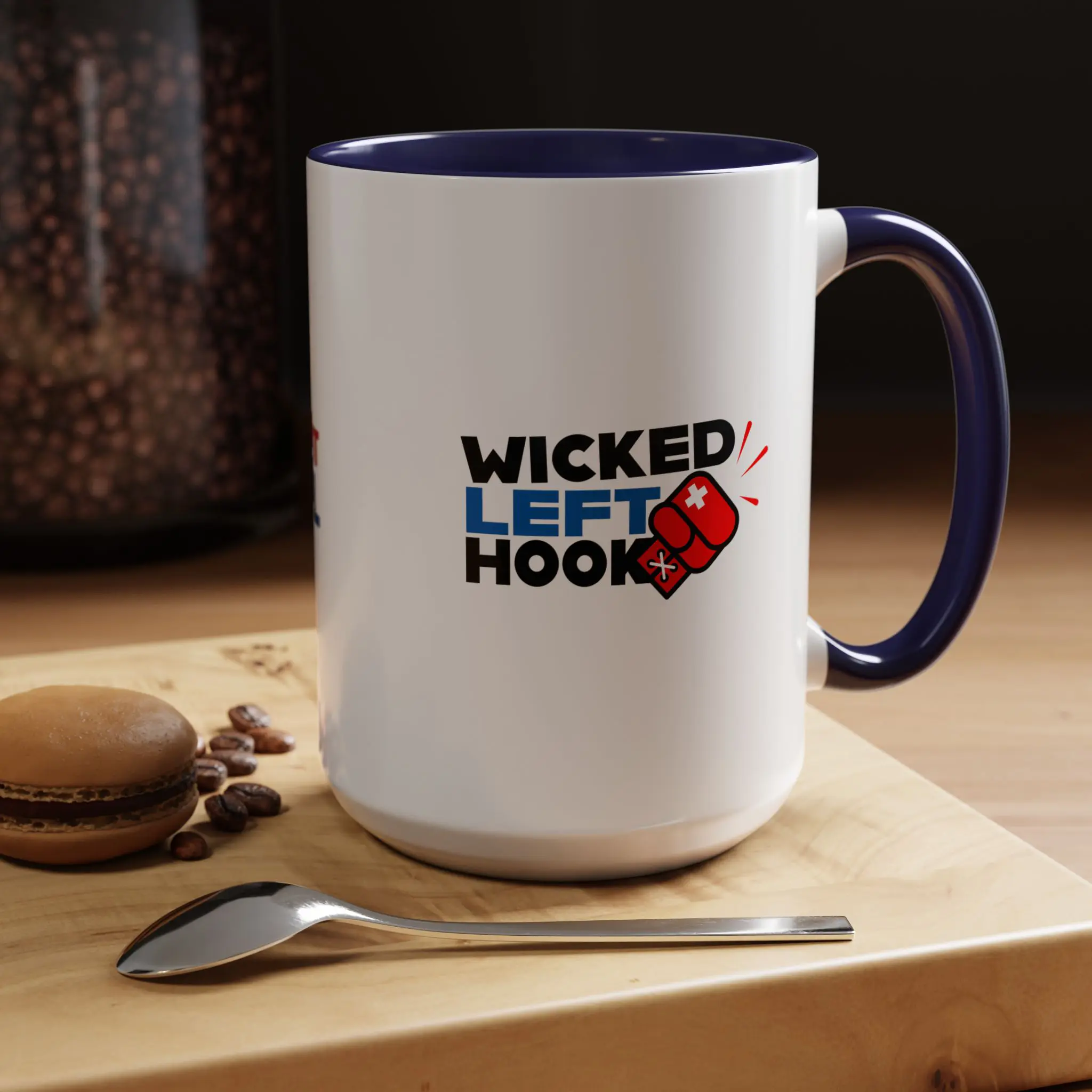 "Protest Fuel" Accent Coffee Mug (11, 15oz) - Image 11