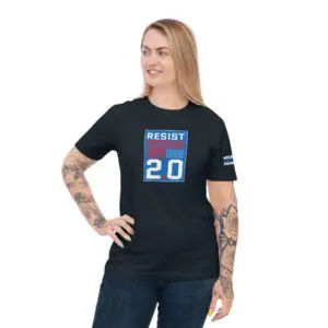 "Resist 2.0" logo Unisex Classic Jersey T-shirt